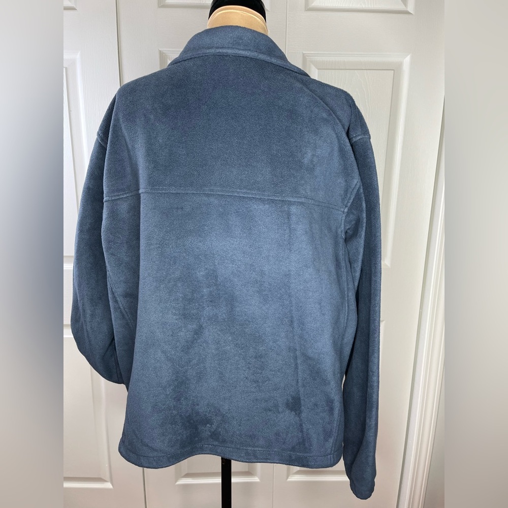 Women’s Columbia Navy Full-Zip Fleece Jacket - Picture 3 of 10